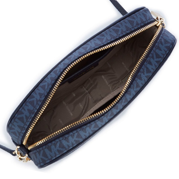 Michael Kors Crossbody Bag With Gift Bag Large East West Crossbody Admiral Blue # 32S7GJSC7B