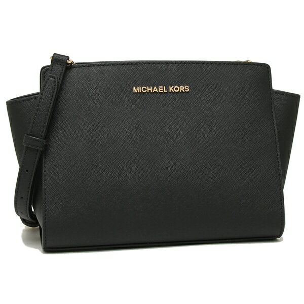 Michael Kors Crossbody Bag With Gift Bag Selma Medium Messenger Black # 35H8GLMM6L