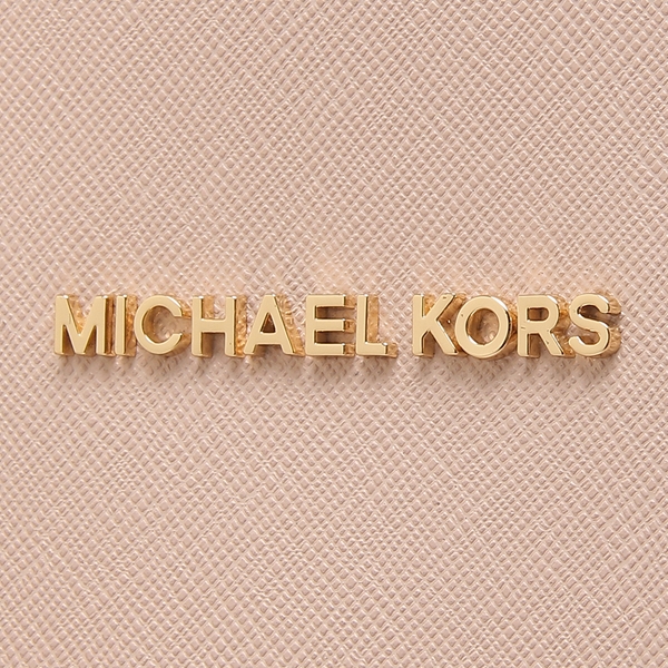 Michael Kors Crossbody Bag With Gift Bag Selma Medium Top Zip Saffiano Leather Satchel Ballet Beige Nude Pink # 35H8GLMS2L