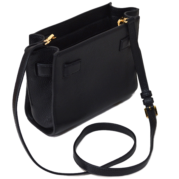 Michael Kors Hamilton Leather Traveler Messenger Crossbody Bag Black # 35S6GHXM2L