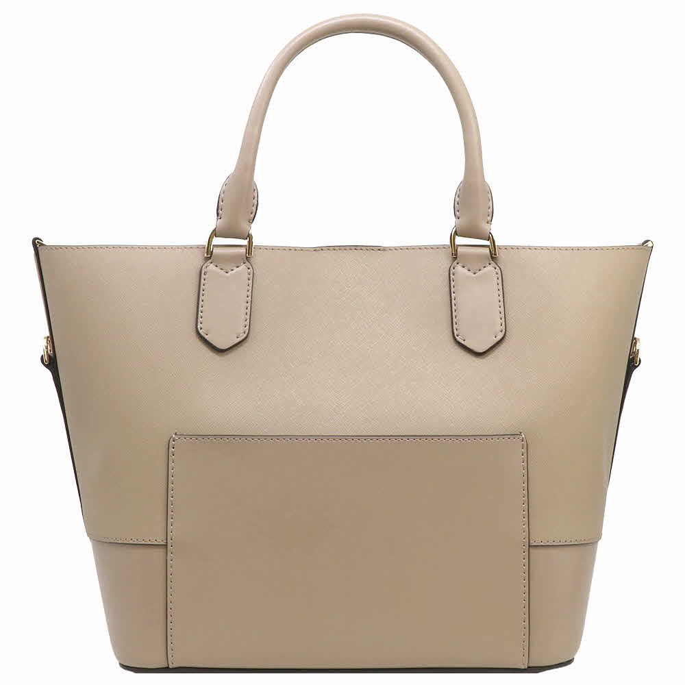 Michael Kors Bucket Bag Trista Large Grab Bag Tote Truffle Beige # 35H8GT7T3U