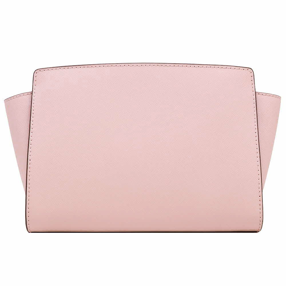Michael Kors Crossbody Bag With Gift Bag Selma Medium Messenger Blossom Nude Pink # 35H8GLMM6L