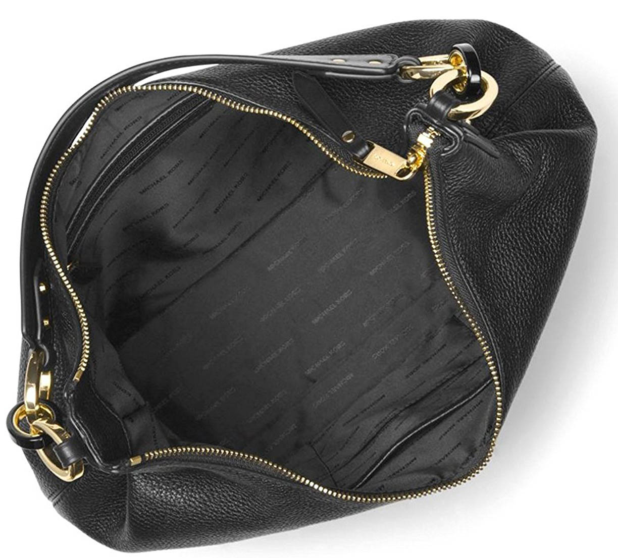 Michael Kors Isabella Large Convertible Leather Shoulder Bag Black # 38T7GIRL3L