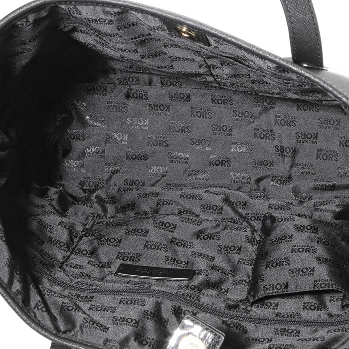 Michael Kors Jet Set Travel Medium Travel Tote Shoulder Bag Black # 35S3GTVT2T