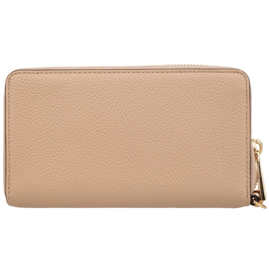 Michael Kors Large Flat Multifunctional Leather Phone Case Wristlet Oyster Beige Nude # 32F6GM9E3L