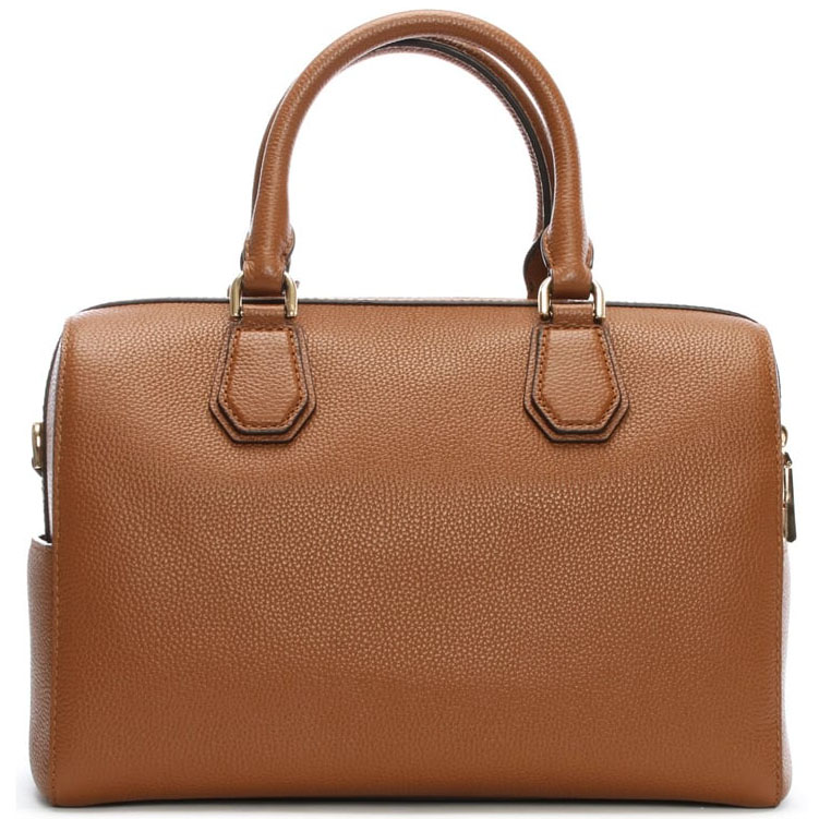 Michael Kors Mercer Medium Leather Duffel Satchel Crossbody Bag Luggage Brown # 30H6GM9U2L