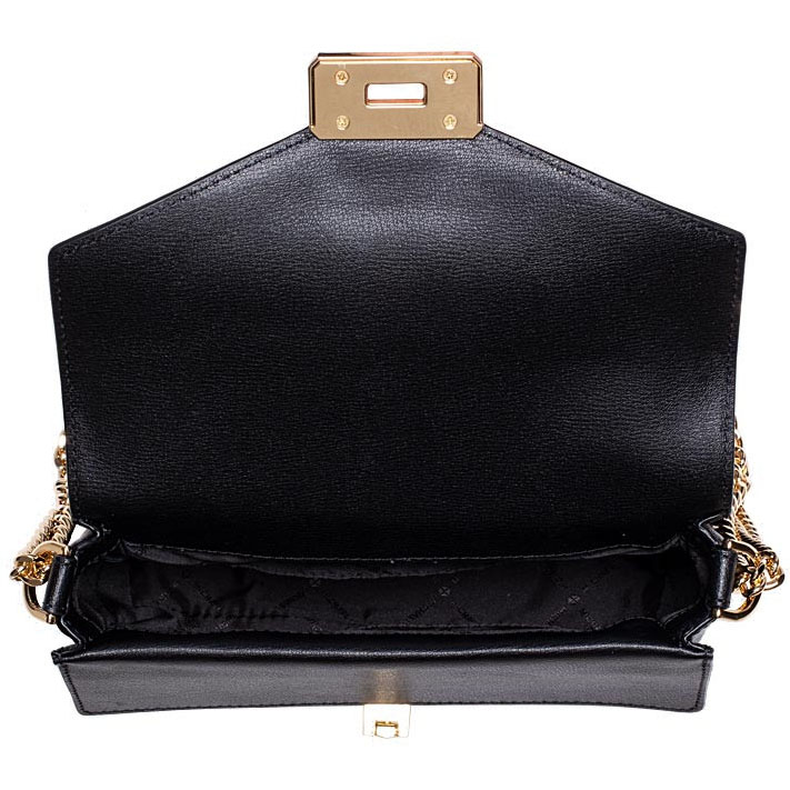 Michael Kors Shoulder Bag With Gift Bag Kinsley Medium Shoulder Flap Crossbody Bag Shoulder Bag Black # 35S9GYKF2L