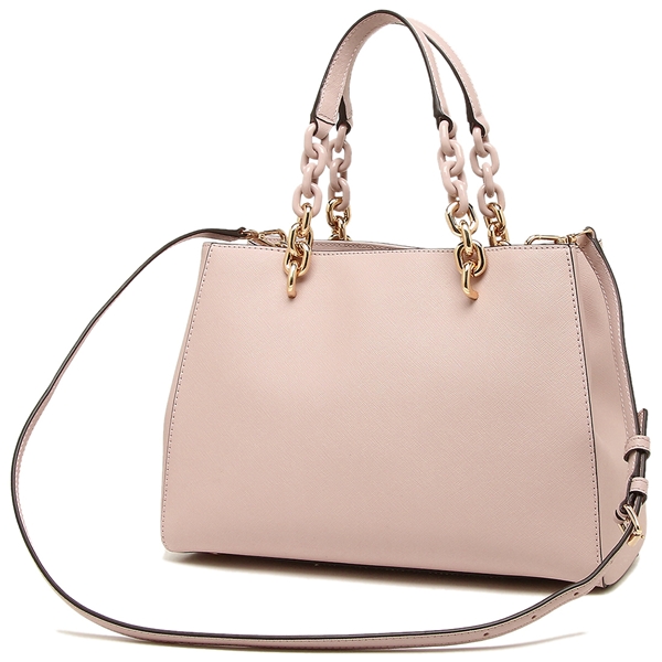 Michael Kors Shoulder Crossbody Bag Cynthia Saffiano Leather Satchel Soft Pink # 30F7GCYS2L