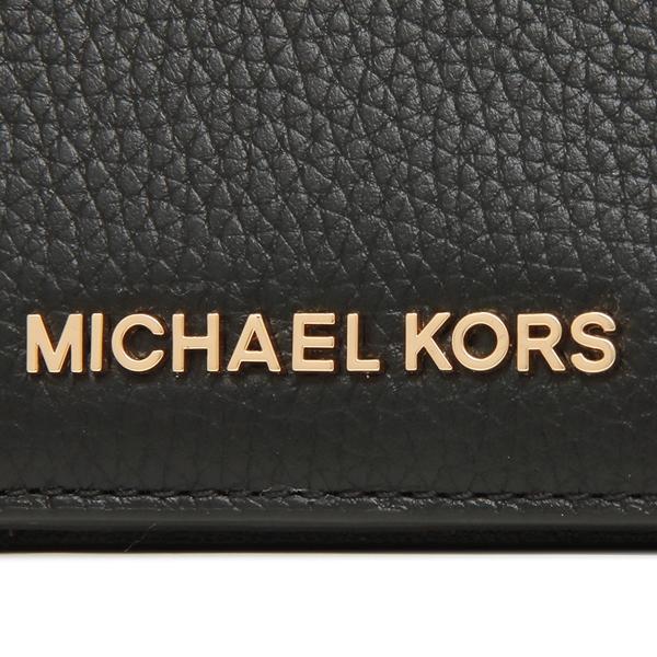 Michael Kors Wallet In Gift Box Small Wallet Jet Set Travel Md Carryall Card Case Black / Gold # 35H8GTVD2L