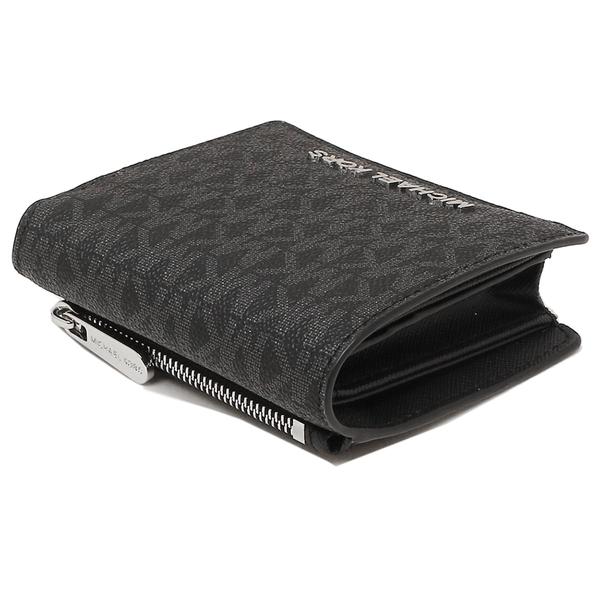 Michael Kors Wallet In Gift Box Small Wallet Jet Set Travel Md Carryall Card Case Black Signature / Silver # 35S9STVD2B