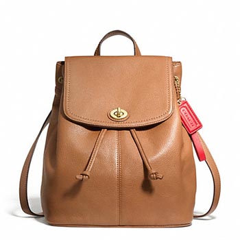 Park Leather Backpack British Tan