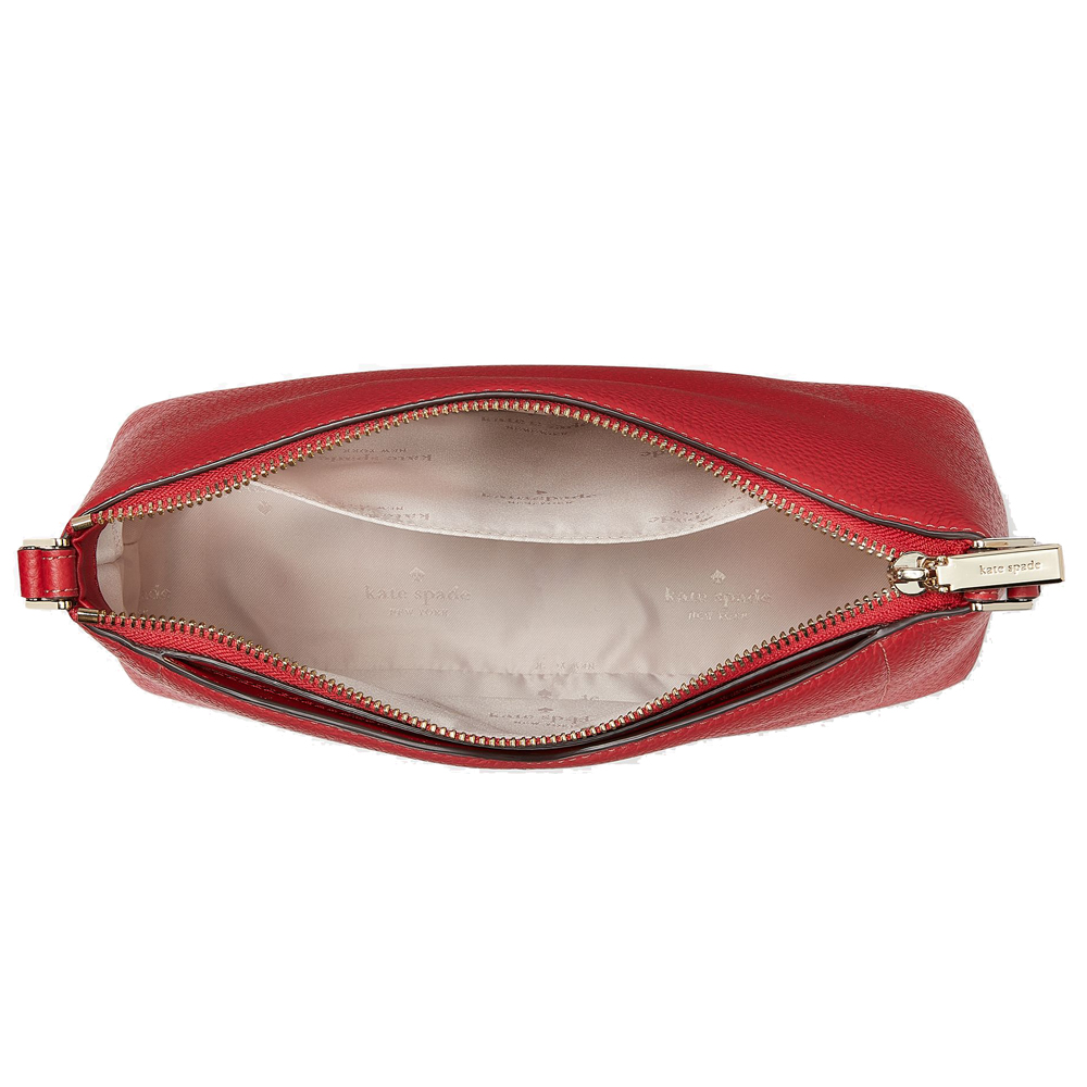 Kate Spade Crossbody Bag Harlow Pebbled Leather Crossbody Candied Cherry # WKR00058